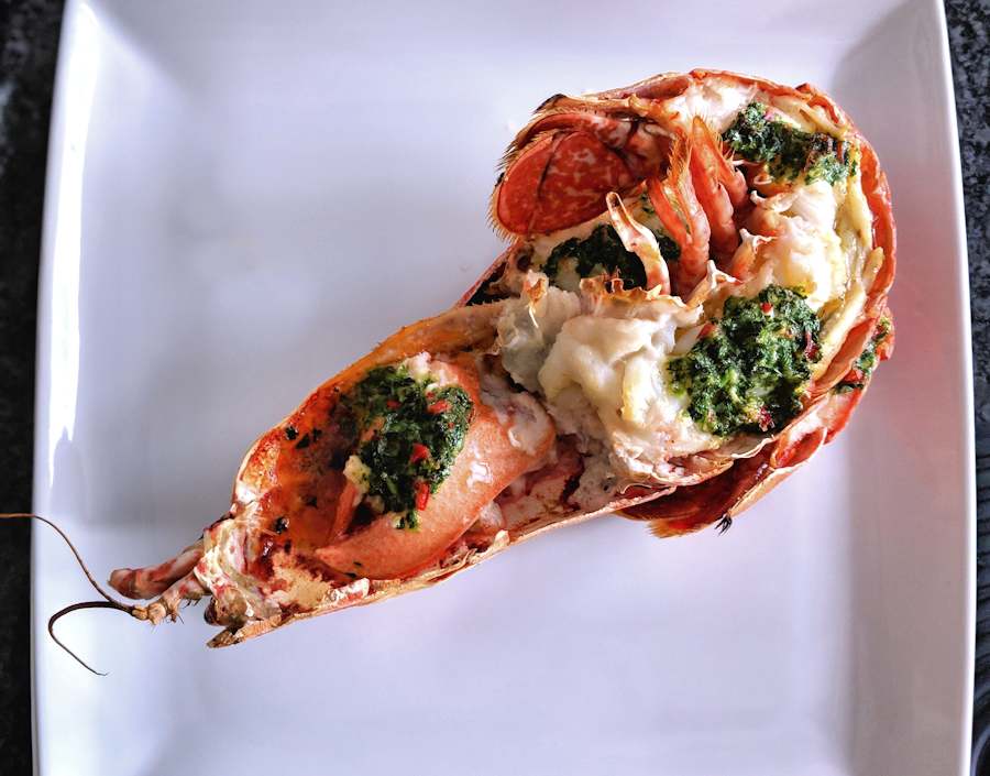 Grilled Lobster With Herb Butter Recipe Cuisine Fiend